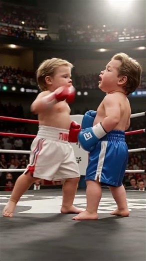 ULTIMATE BABY BOXING MATCH! 🥊 (Who Won This Fight?) #funny #fyp