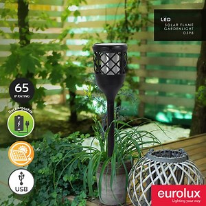 3.2K views · 27 reactions | Spring is just around the corner so it's time to start planning your outdoor entertaining. This solar-powered garden spike features flame-like LED to add to the atmosphere. #eurolux #solarlighting | Eurolux - Lighting your way | Facebook