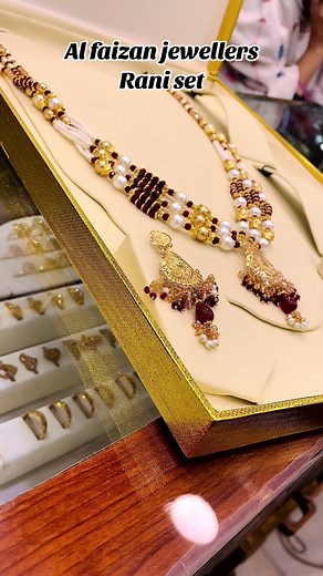 Stunning 2 Tola Gold Set Design | Al Faizan Jewellers Rani Set