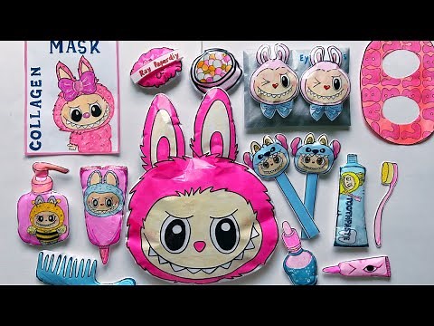 💖Paper DIY💖 UNBOXING LABUBU MYSTERY BOX | Blind Bag | Skincare and makeup