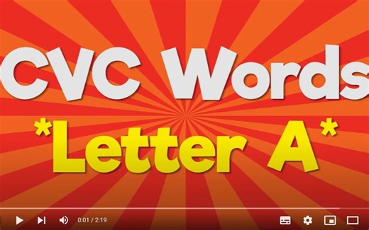 cvc words 之 短元音a