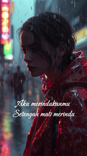 Setengah Mati Merindu #lagu #liriklagu #sedih #shorts #videoshort