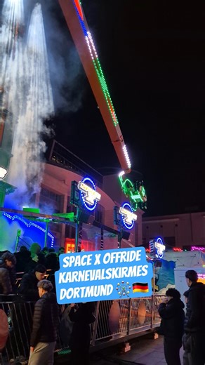 Space X Offride Karnevalskirmes Dortmund 🎡 🇩🇪 #kirmes #funfair #space #kermis #ride #foire #carnival