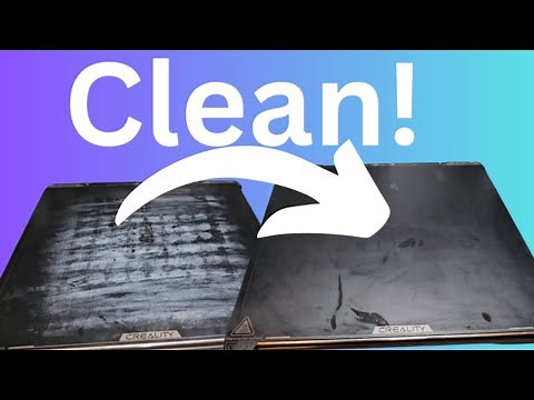 Creality K1 Max Best Method For Cleaning Build Plate (A Plate)