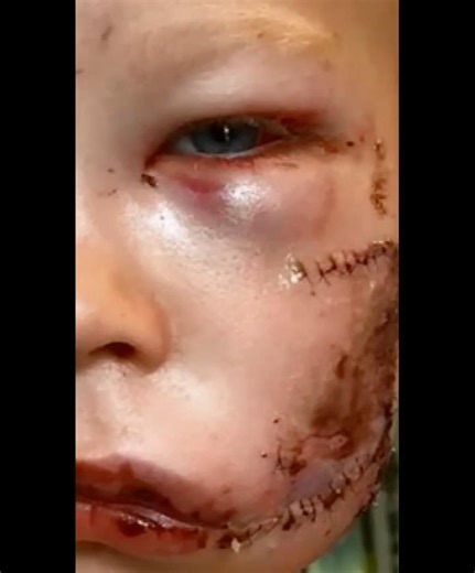 Brother save little sister from Dog Attack #emotionalstory #brave #brothersister