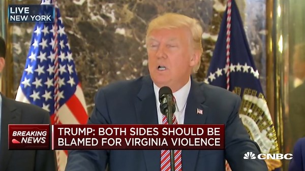 Charlottesville: Donald Trump says there were 'fine people on both sides'
