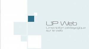 IP WEB – L’inscription pédagogique sur le Web