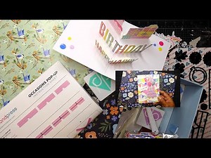 Diamond Press Today Special Occasions Pop Up Card Mega Papercraft Kit Unboxing & Tutorial! Awesome!