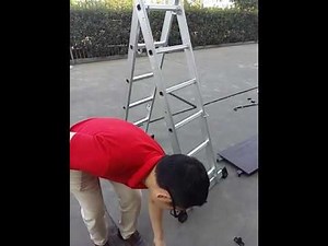 DIY Multi Purpose Step Ladder Scaffolding Aluminum Extension Ladder