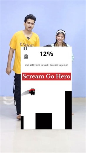 TeAm STARS on Instagram: "Scream Go Hero Challenge🤪 @teamstars__ . . .#teamstar #comedy #screamgohero #game #funny #viral #challenge"