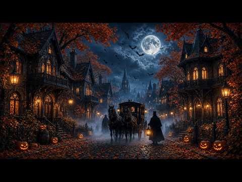 Best Relaxing Halloween Ambience 2026 🎃 Cozy Haunted Halloween Village 👻 Spooky Halloween Music 2026