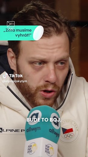 Allwyn olympijské studio: David Pastrňák a hokejový zápas