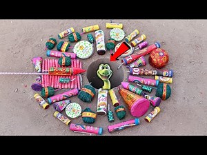 10 Patakhe Testing Inside A Big Hole | Fireworks Testing | Diwali Crackers Testing | Fatake