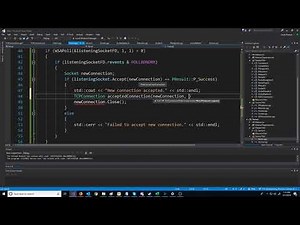 C++ Nonblocking Sockets [Winsock] Tutorial 3: TCPConnection class