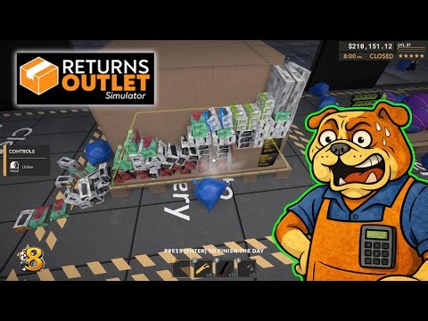 I BOUGHT EVERY AUCTION?! 🎲 Veedo Sweeps ALL 7 Palettes!) | Returns Outlet Simulator