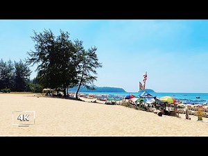 Life in the Karon Beach area, a slow relaxing walk to the beach | Karon Beach | Phuket | 4K