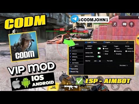 CODM MOD MENU APK COD MOBILE+WALLHACK +AIMBOT + ESP | DOWNLOAD CHEATS NO RECOIL CODM APP