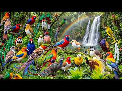 Amazon Jungle Birds | Untamed Nature 🦜🦩🦚🌊🌈 #BeautifulBirds #birdslifedocumentary #birdvideos