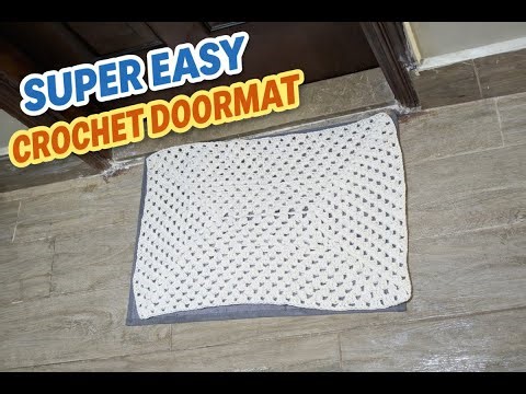 How to Crochet a Doormat (Super Easy!) | Beginner Step-by-Step Guide