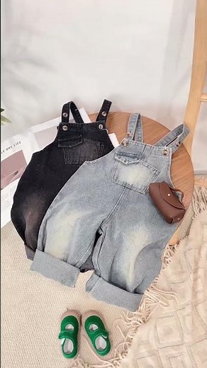 Gender-Neutral Baby Overalls! 👶 Timeless Denim Style for All Babies