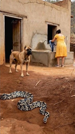 My Dog Fights Off a Python! Insane Moment 🐍