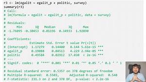 MSc Statistics, Lecture 6: Multiple Regression 2