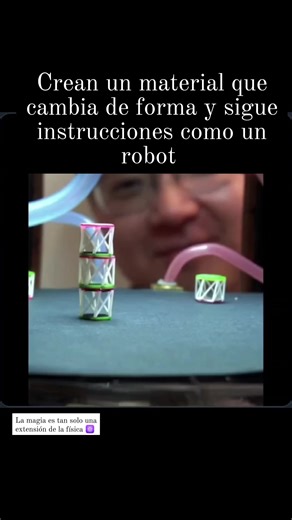 Te presento a #metabot, el material que cambia de forma y sigue instrucciones como un #robot. #lamagiaestansolounaextensióndelafísica #ciencia #tecnologia | La magia es tan solo una extensión de la física.
