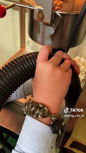 How to clean a popcorn machine #grandad #grandson #dad #shopvac #memories