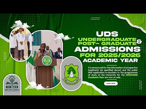 UDS ADMISSION 2025 I SCHOOL OF MEDICINE ENTRY REQUIREMENT AND CUT OFF POINT