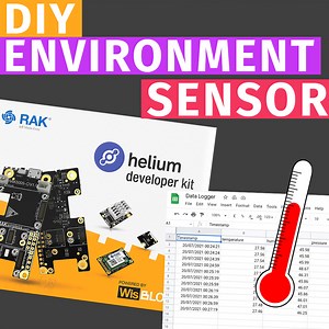 LoRaWAN Environmental Sensor Google Sheet Helium