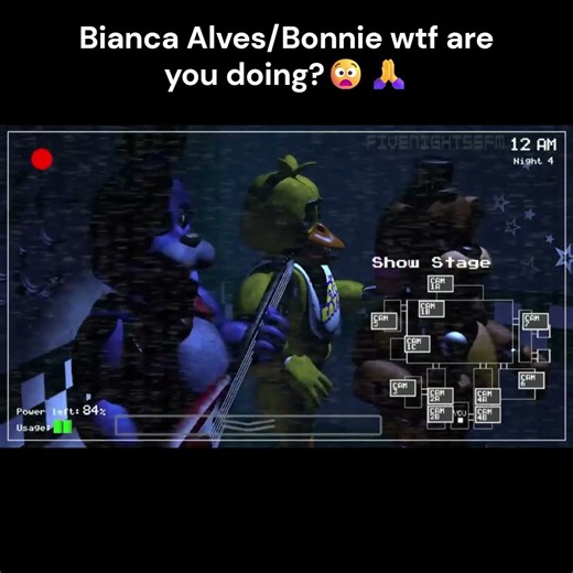 Bonnie is defying physics again. #fnaf #fivenightsatfreddys #fnafmemes #childrenrekindled