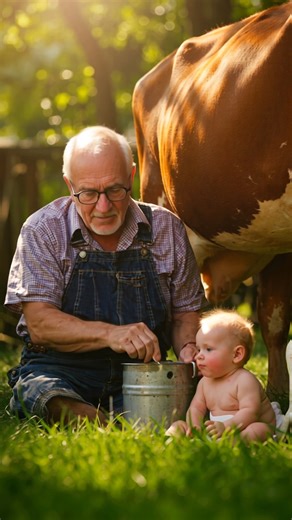 “Grandpa Took Baby to MILK a COW! 🐄😂 Baby’s Reaction is HILARIOUS!!! #BabyComedy #EpicShorts” In this super funny video, Grandpa mishears Baby’s Mommy — and instead of what he was supposed to do, he takes Baby to milk a cow! 🐄🤣 The Baby’s commentary? Absolutely PRICELESS! 👶💬 Watch as Baby tries to explain what’s really happening — hilarious reactions guaranteed! 😂 💬 Comment your favorite Baby line below! ❤️ Like, Share & Subscribe for more hilarious Grandpa & Baby adventures! 🎥 Family-f