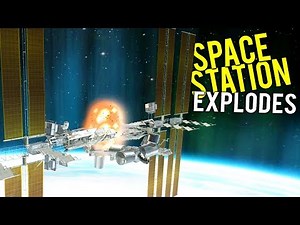 SPACE STATION EXPLODES AND CRASHES INTO THE EARTH! - Disassembly 3D Gameplay