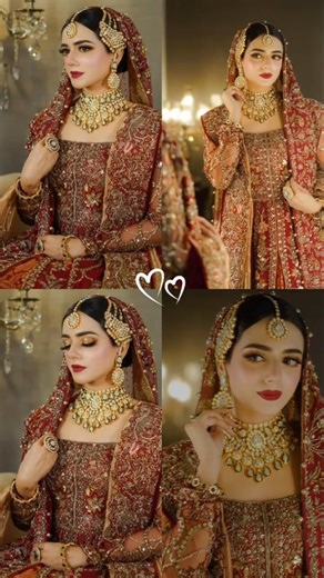 Royal Red Bridal Look 2026 👑❤️ | Pakistani Bride