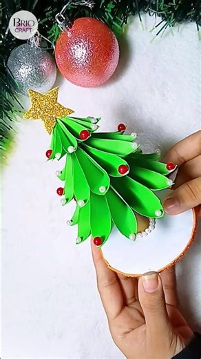 DIY Mini Christmas Tree #christmas #youtubeshorts #shorts #short