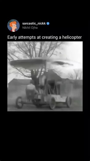 Nick on Instagram: "The Pitts Sky Car was an ambitious attempt at vertical flight long before helicopters became real. 🚁 Invented by John W. Pitts in the 1920s, it was designed to lift straight off the ground — but instead, the prototype bounced and spun uncontrollably during tests. Even though it never truly flew, the Pitts Sky Car marked an important step in aviation history. It showed both the creativity and the limits of early inventors trying to master vertical takeoff, paving the way for 