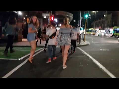 Courtenay Place NIGHTLIFE SCENES -- Wellington, New Zealand