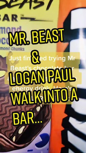 TLDR Reviews Mr. Beast's Feastables ALMOND Chocolate Bar and Logan Paul's PRIME Energy Mango Orange flavor. #GetCrackin #mrbeastchallenge #mrbeastfans #mrbeast #mrbeastfeastables #feastables #feastablesmrbeast #feastablesreview #loganpaul #loganpaulprime #primeenergy #primeenergydrink #primeenergycan #primeorange #primeorangemango #energydrink #energydrinkreview #hersheys #hershey #hersheywithalmond #hersheyschocolate #monster #monsterenergy #monsterenergydrink #monsterzero #tldr #heymickeyyoure