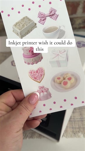 Any jet printer could never print and cut your stickers like this#TikTokShopCreatorPicks