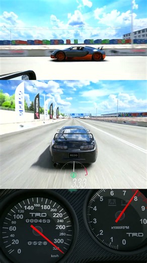 10,000HP Supra vs Bugatti Veyron DRAG RACE