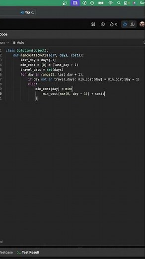 Leetcode 983: Minimum Cost For Tickets