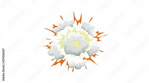 Comic Action Flash Explosion/ 4k animation of comic and manga flash fx explosion loop