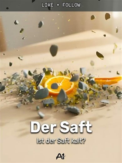 DER SAFT ist LECKER! 🥤✨ Dein A1 Deutsch-Trick: Maskulin leicht gemacht! 🇩🇪