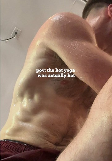 almost took a bathroom break #hotyoga #gymtok