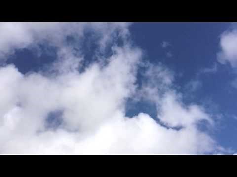 Clouds blowing in the wind