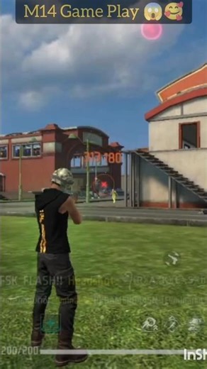 Training M14 Game Play 😱#freefire #2025 #shorts