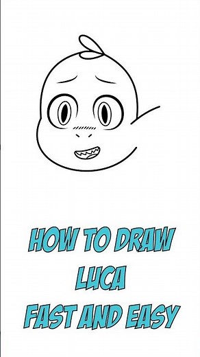 HOW TO DRAW LUCA #Shorts