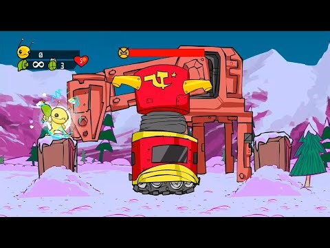 Alien Hominid HD Jefe 2-3 (Dificultad demente) (sin morir) (sin cavar)