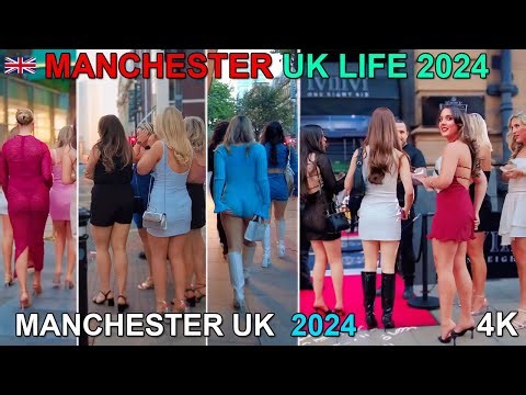 Manchester UK - #life #manchester #walkingtour 4K