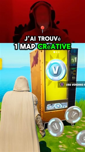 *QUICK* THIS CREATIVE MAP GIVES FREE V-BUCKS ON FORTNITE! 😨 #shorts #fortnite